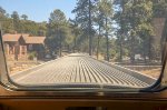 Grand Canyon Railway view from Coconino Dome interior